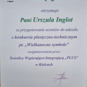 Konkurs Wielkanocne symbol - SP28 Kielce