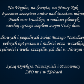 Życzenia świąteczne