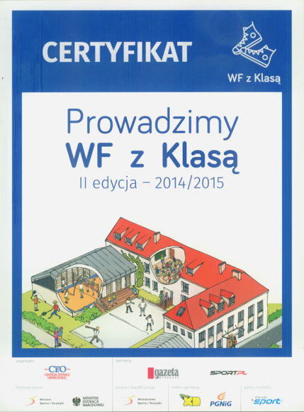 Certyfikat WF z Klasą