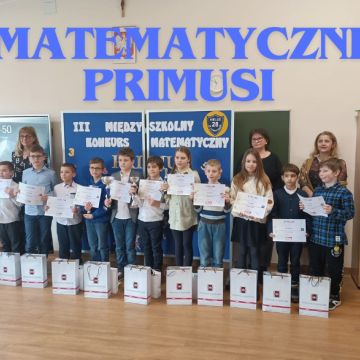 Konkurs matematyczny „Primus”